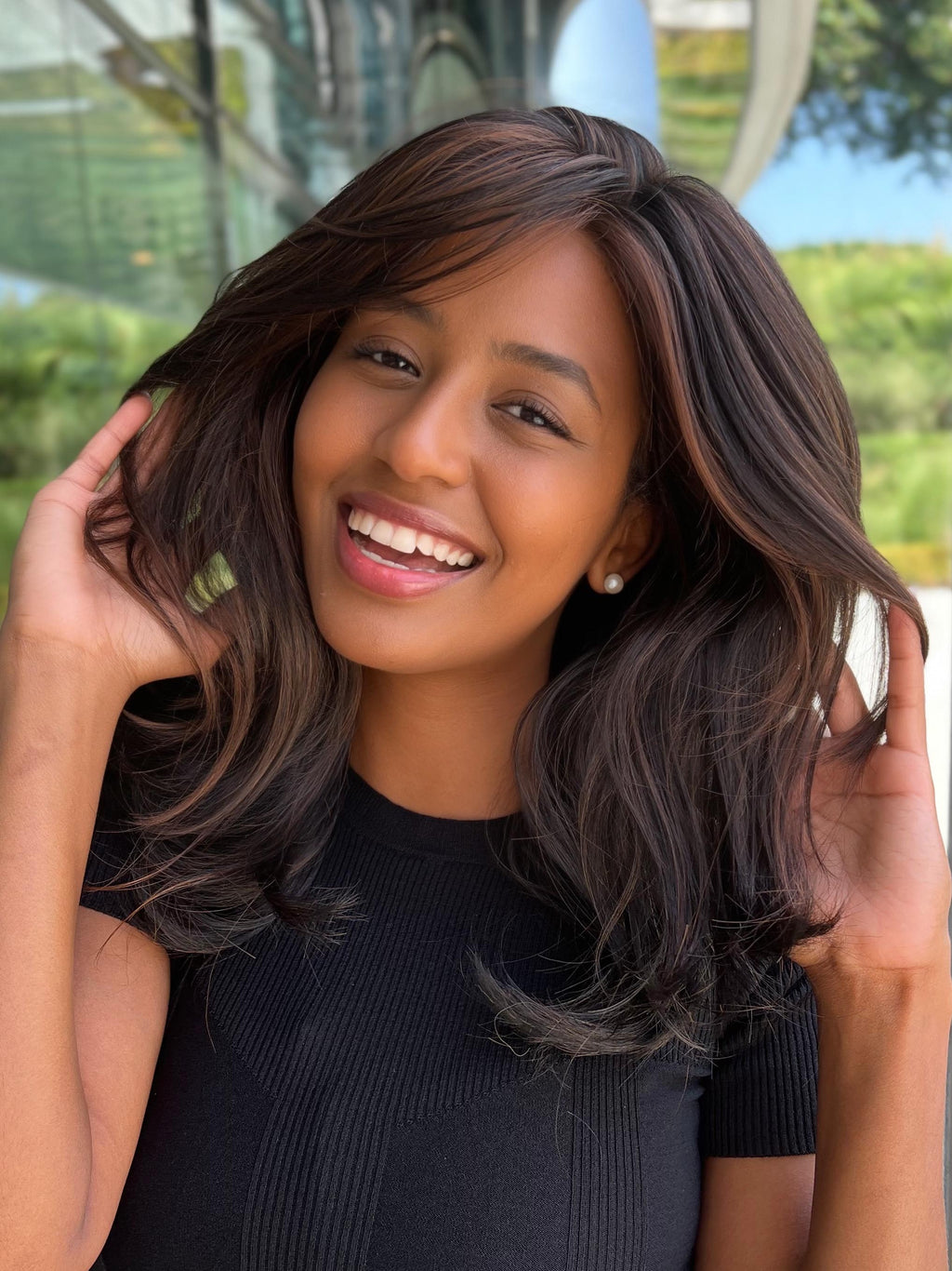 Synthetic Lace Front Wig (Mono Part)