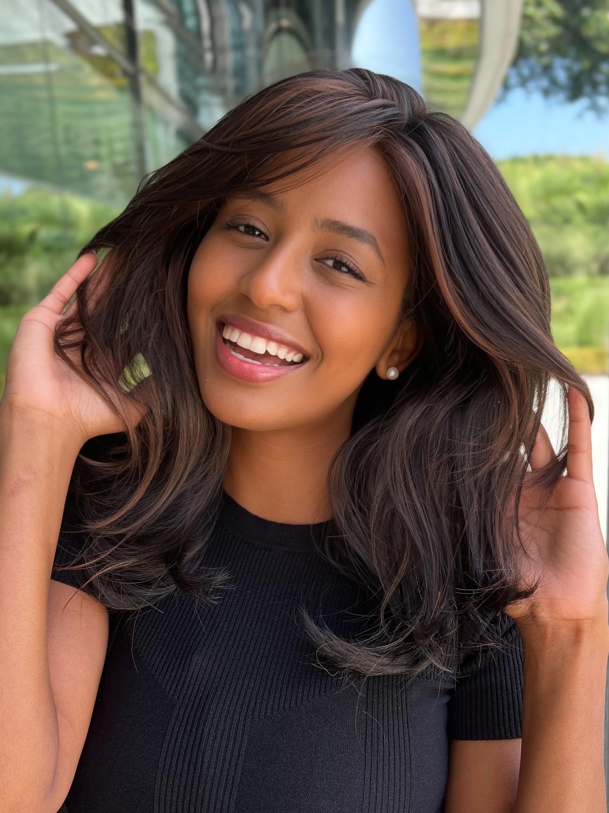 Synthetic Lace Front Wig (Mono Part)