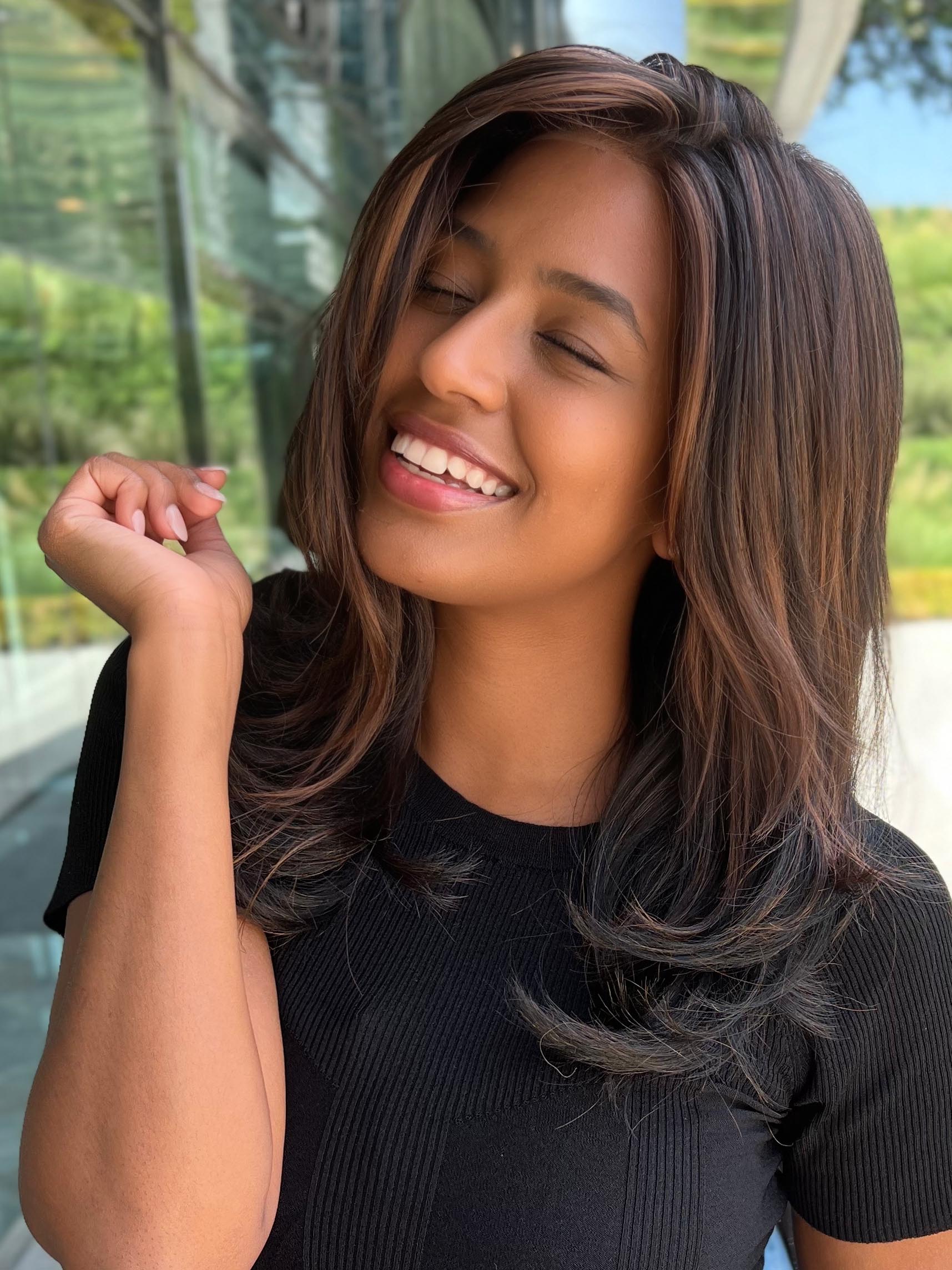 Synthetic Lace Front Wig (Mono Part)